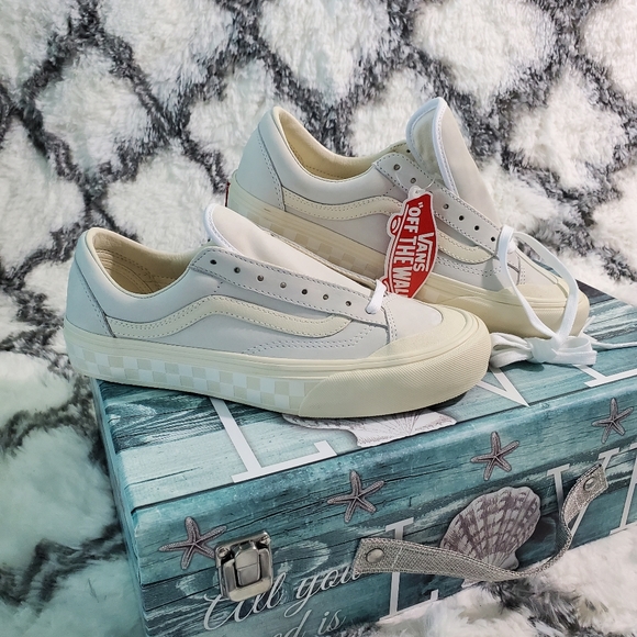 Vans unisex style 36 sf leather antique white - Picture 2 of 12